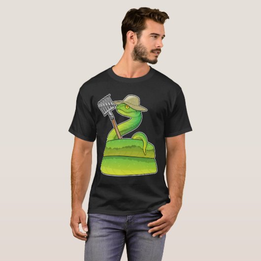 Snake Farmer Rake T-shirt (Voorkant volledig)