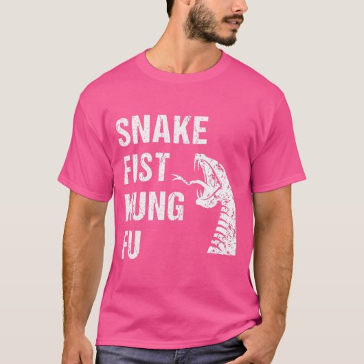 Snake Fist Kung Fu T-shirt (Voorkant)