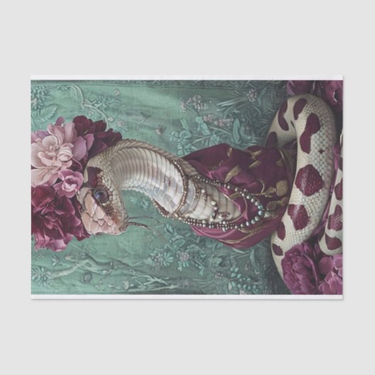 Snake Flowers Tissuepapier (Voorkant)