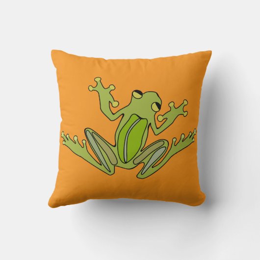 Snake Frog Sierkussen (Achterkant)