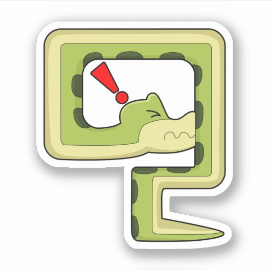 Snake Game Sticker (Voorkant)