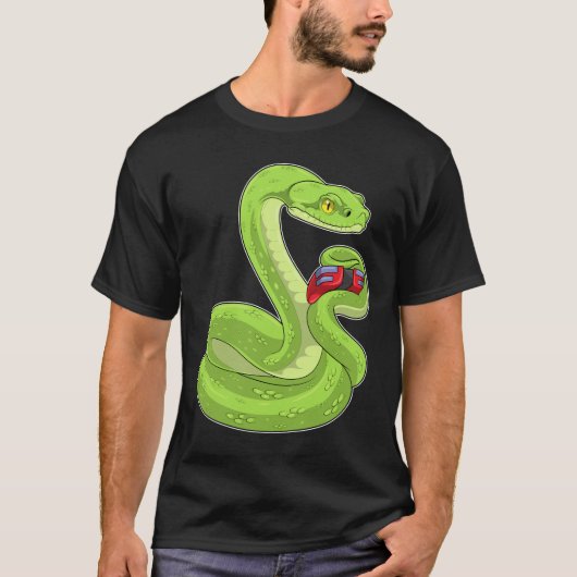 Snake Gamer Controller T-shirt (Voorkant)