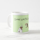 Snake Gets Teeth Cleaned Koffiemok (Voorkant links)