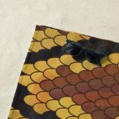 Snake Gold Print Strandlaken (In situ)