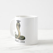 Snake Graduation Personalized Koffiemok (Voorkant links)