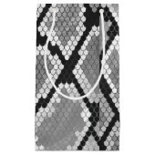 Snake Grey en Light Grey Print Klein Cadeauzakje (Voorkant)