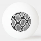 Snake Grey en Light Grey Print Pingpongbal (Voorkant)