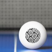 Snake Grey en Light Grey Print Pingpongbal (Net)