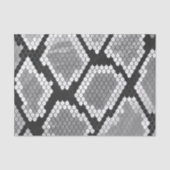 Snake Grey en Light Grey Print Tissuepapier (Voorkant)