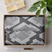 Snake Grey en Light Grey Print Tissuepapier (Geschenk)