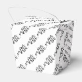 Snake Grey en Light Grey Silhouette Bedankdoosjes (Achterkant)