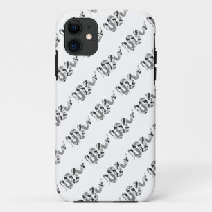 Snake Grey en Light Grey Silhouette Case-Mate iPhone Case