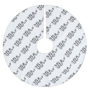 Snake Grey en Light Grey Silhouette Kerstboom Rok