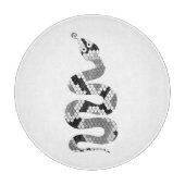 Snake Grey en Light Grey Silhouette Snijplank (Voorkant)