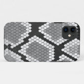 Snake Grey, White en Black Print Case-Mate iPhone Case (Achterkant (horizontaal))