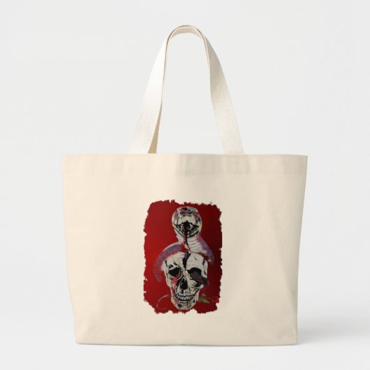 Snake Head Bag Grote Tote Bag (Voorkant)