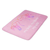 Snake head & fangs, mijn lichaam, mijn keuze, mijn badmat (Gekanteld)