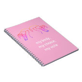 Snake head & fangs, mijn lichaam, mijn keuze, mijn notitieboek (Rechterzijde)