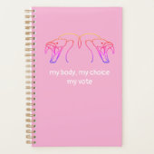 Snake head & fangs, mijn lichaam, mijn keuze, mijn planner (Voorkant)