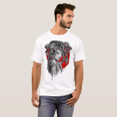 Snake Head Girl Medusa T-shirt (Voorkant volledig)