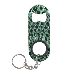 Snake Huid Bottle Open Sleutelhanger Mini Flessenopener