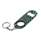 Snake Huid Bottle Open Sleutelhanger Mini Flessenopener (Voorkant Gekanteld)