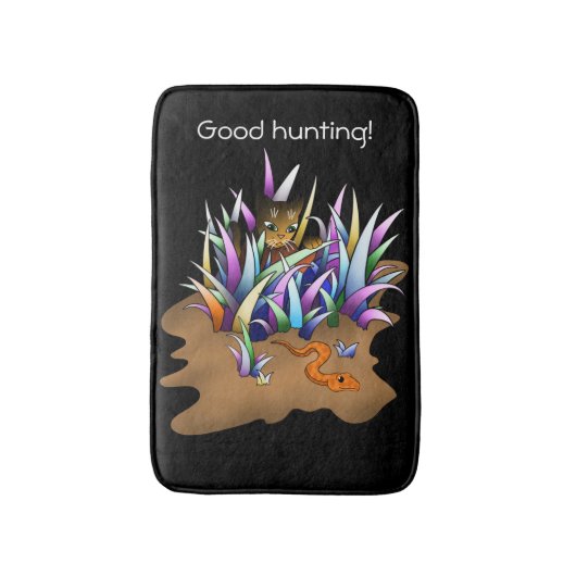 Snake Hunter Cat Badmat (Voorkant Verticaal)