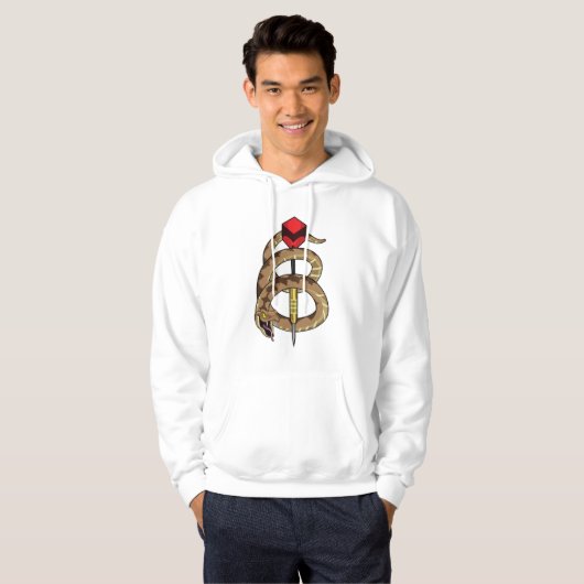 Snake in Darts met Dart Hoodie (Voorkant volledig)