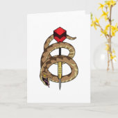 Snake in Darts met Dart Kaart (Gele Bloem)