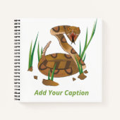 Snake in de gras notitieboek (Voorkant)