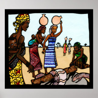 Snake in The Well - een Afrikaanse Folk Tale Poster