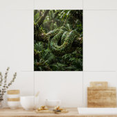 Snake Is Coming Shadow Path Poster (Keuken)