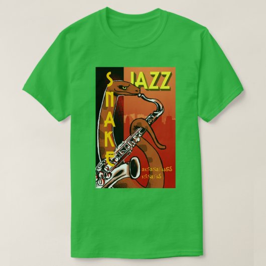 Snake Jazz T-shirt (Design voorkant)