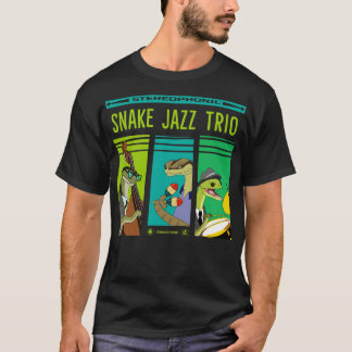 Snake Jazz vinyl T-shirt