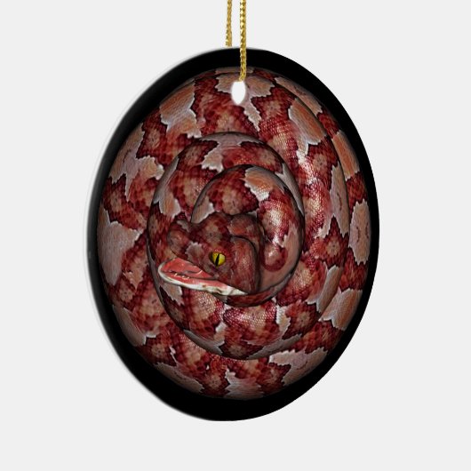 Snake Keramisch Ornament (Rechts)