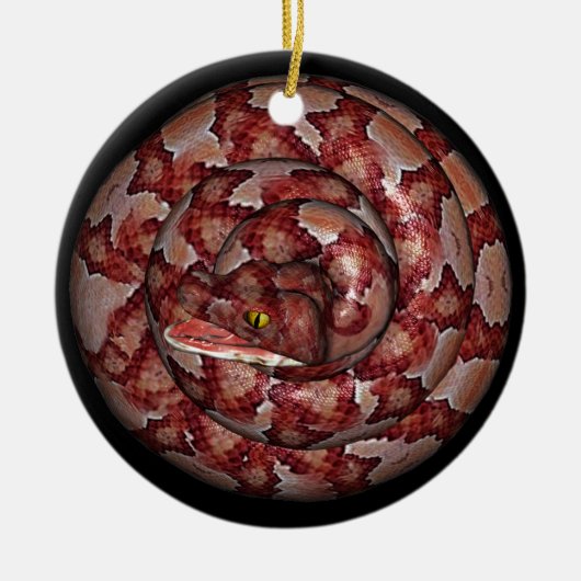 Snake Keramisch Ornament (Voorkant)