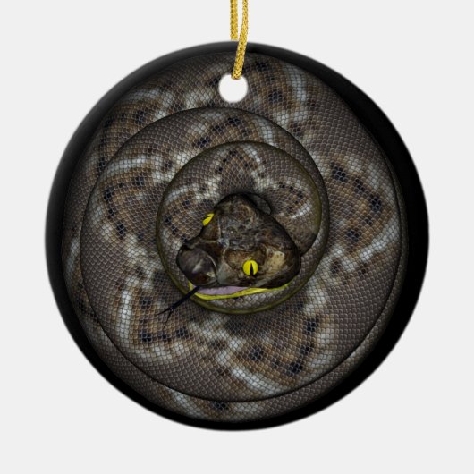 Snake Keramisch Ornament (Voorkant)