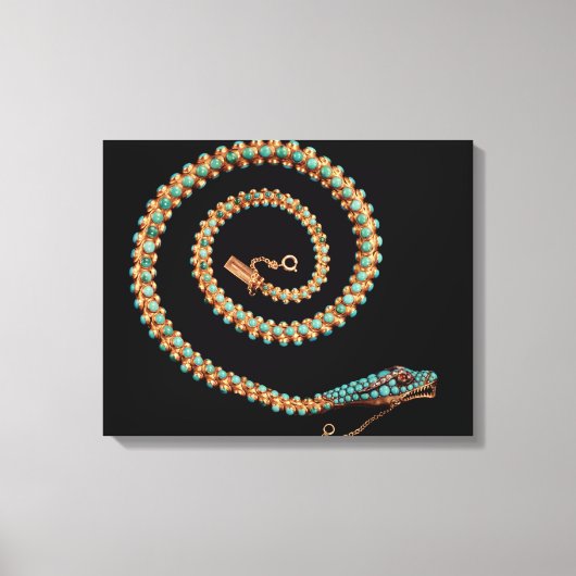 Snake ketting, 1844 canvas afdruk (Voorkant)