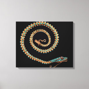 Snake ketting, 1844 canvas afdruk