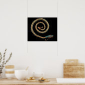 Snake ketting, 1844 poster (Keuken)