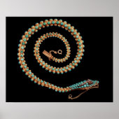 Snake ketting, 1844 poster (Voorkant)