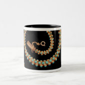 Snake ketting, 1844 tweekleurige koffiemok (Center)