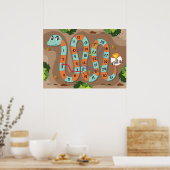 Snake Ladder Game Poster (Keuken)