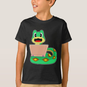 Snake Laptop T-shirt