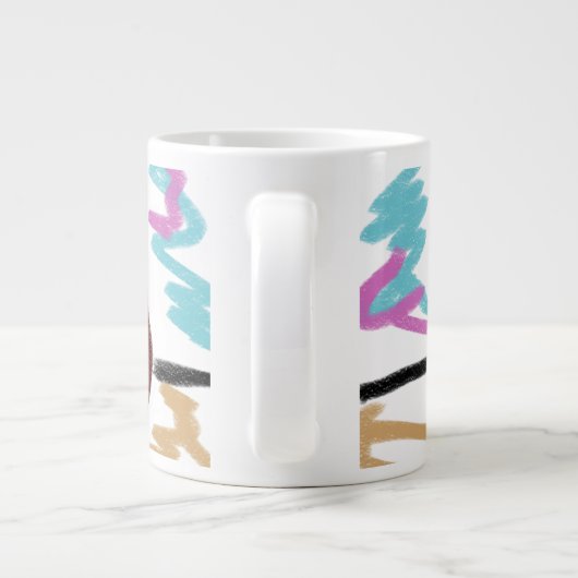 Snake-liefde Grote Koffiekop (Achterkant)