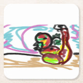 Snake-liefde Kartonnen Onderzetters (Voorkant)