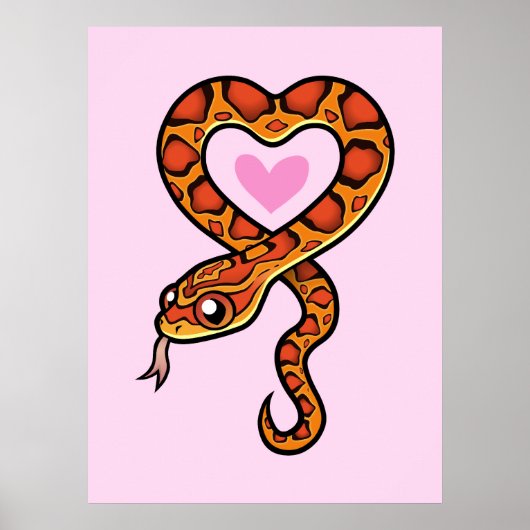 Snake Love Poster (Voorkant)