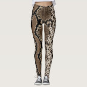 Snake Love - Power Yoga Leggings (Voorkant)