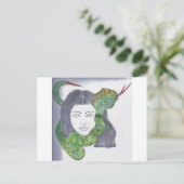 Snake Love Producten Briefkaart (Staand voorkant)