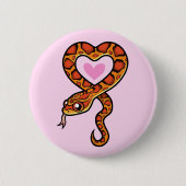 Snake Love Ronde Button 5,7 Cm (Voorkant)